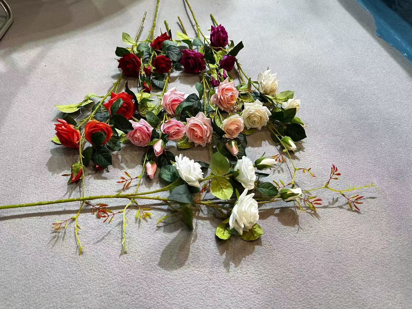 ZG-23 5heads real touch roses