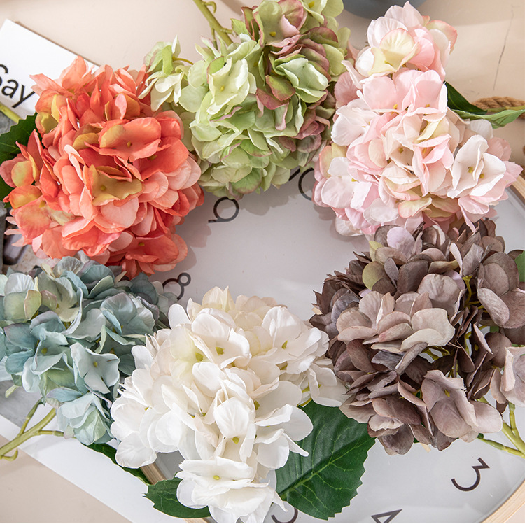 DYH-06 37cm Silk artificial hydrangea