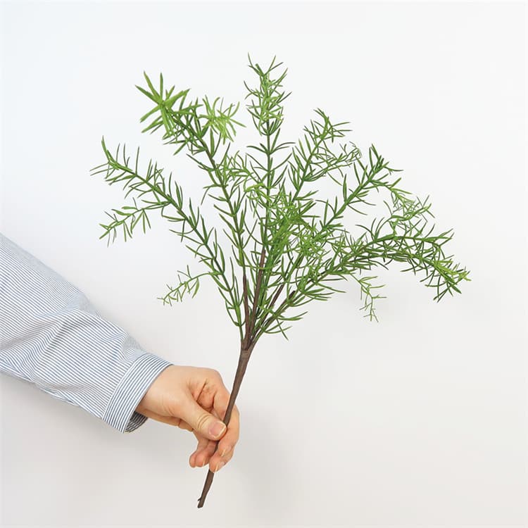 QMG-18  40cm Soft glue artificial green plant 