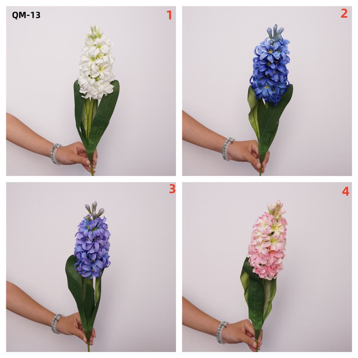 QM-13  44cm fabric artificial  Delphinium