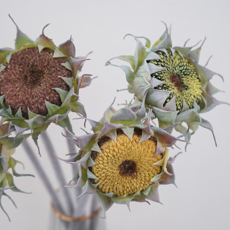 QM-21 60cm soft glue sunflower Diameter: 10cm