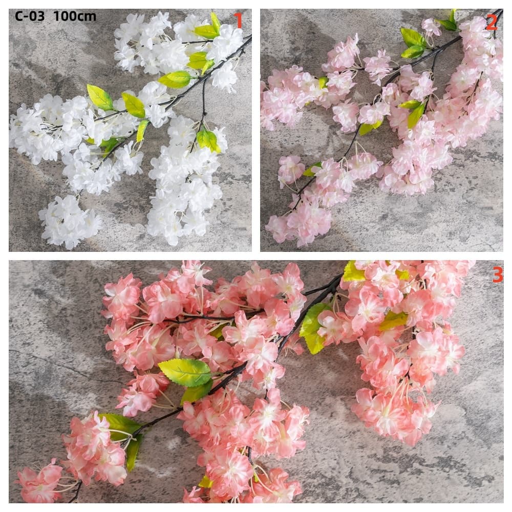 C-03  100cm 4 branches Cherry Blossom