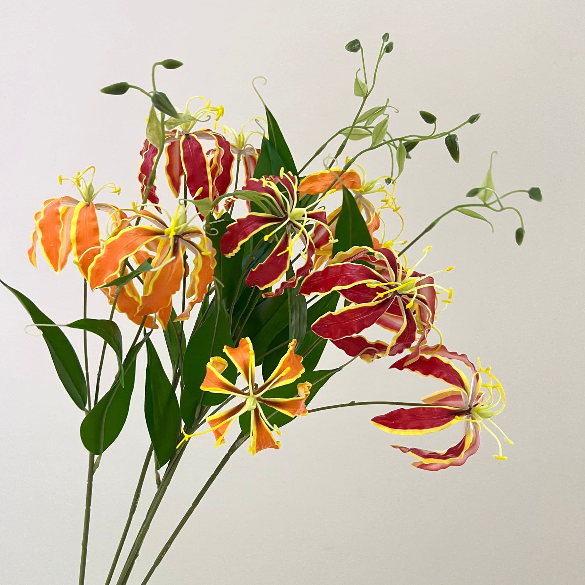 HA-01  76cm Artificial Lily Flower Home Table Decoration Wedding  Arrangement Decorative Flowers