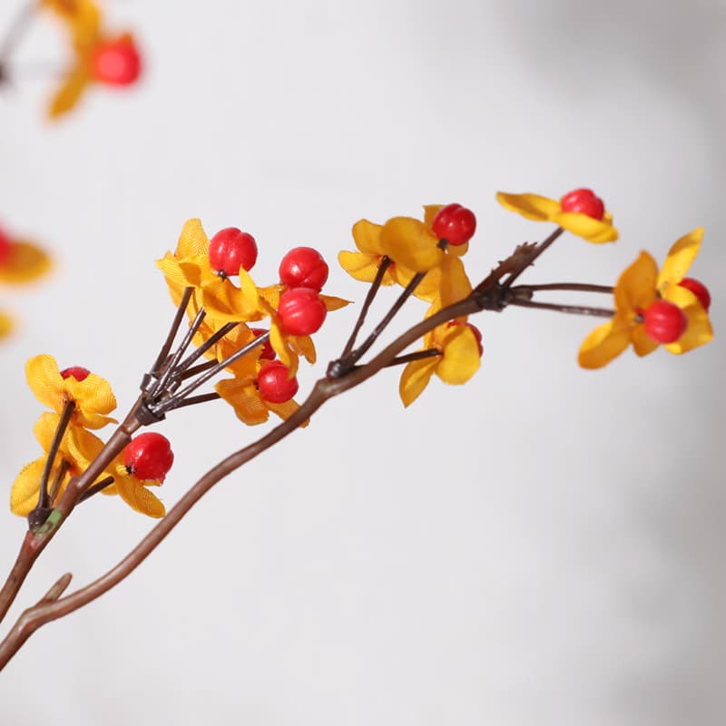 HA-19 64cm Simulated Southern Snake Vine Artificial Chinese Fruit Decorative Flower Photography Props Wild Fruit