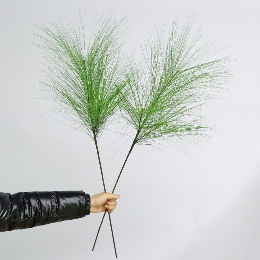HA-34 100CM Silk Reed Plant Sedge Home Decoration Artificial Pine Needle Grass Branch