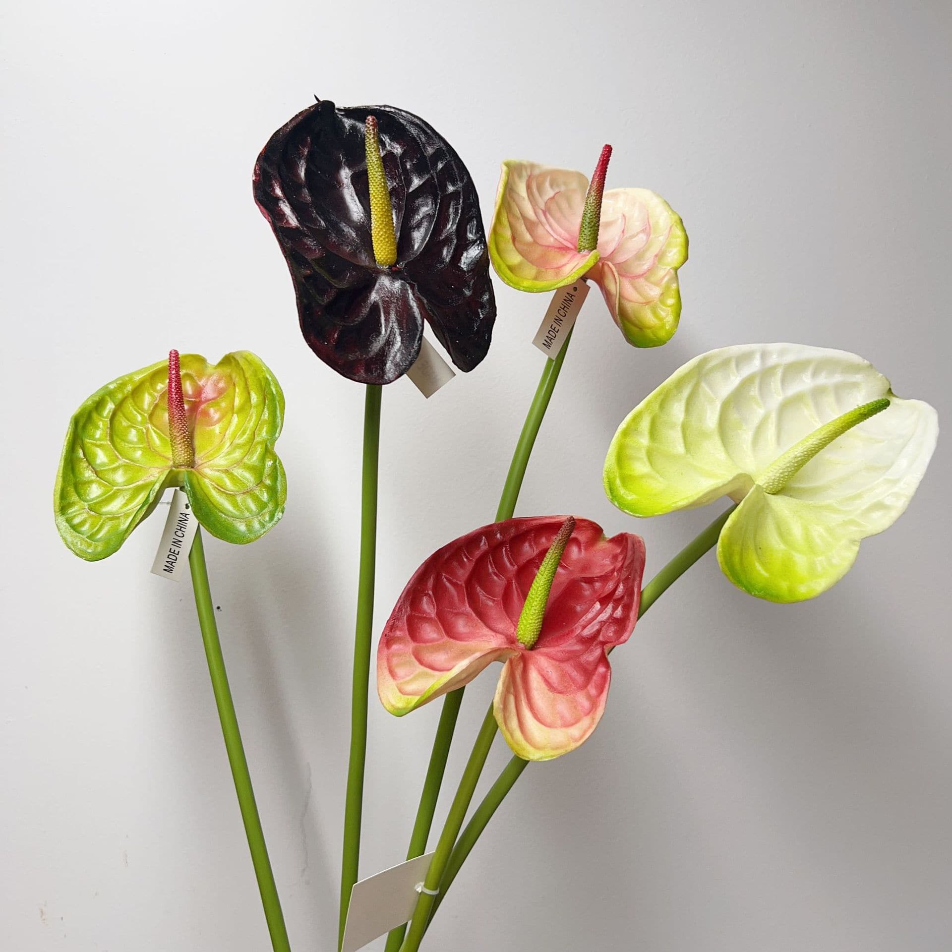 HA-12 70cm real touch Anthurium Single Flower Anthuriums Plants