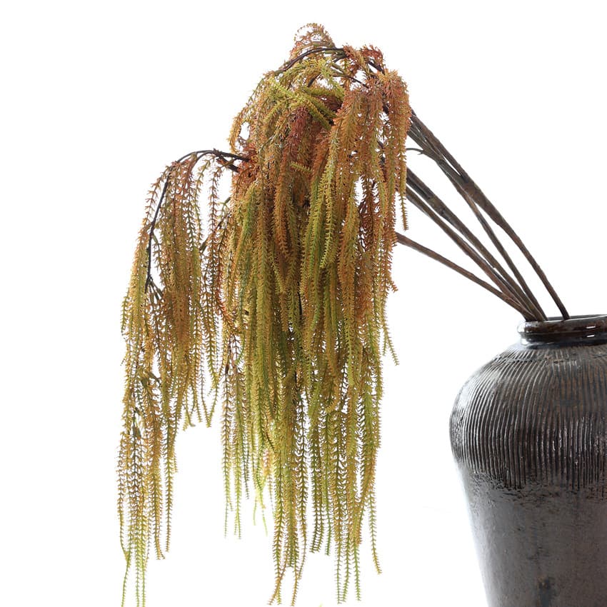 HA-16 103cm soft glue Artificial Beige Amaranthus Greenery Hanging Foliage for Flower Arrangement