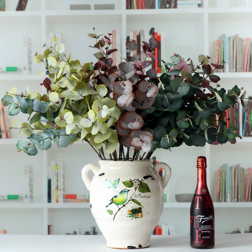 HA-33 76cm Artificial Money Leaf Eucalyptus Plants Indoor Green