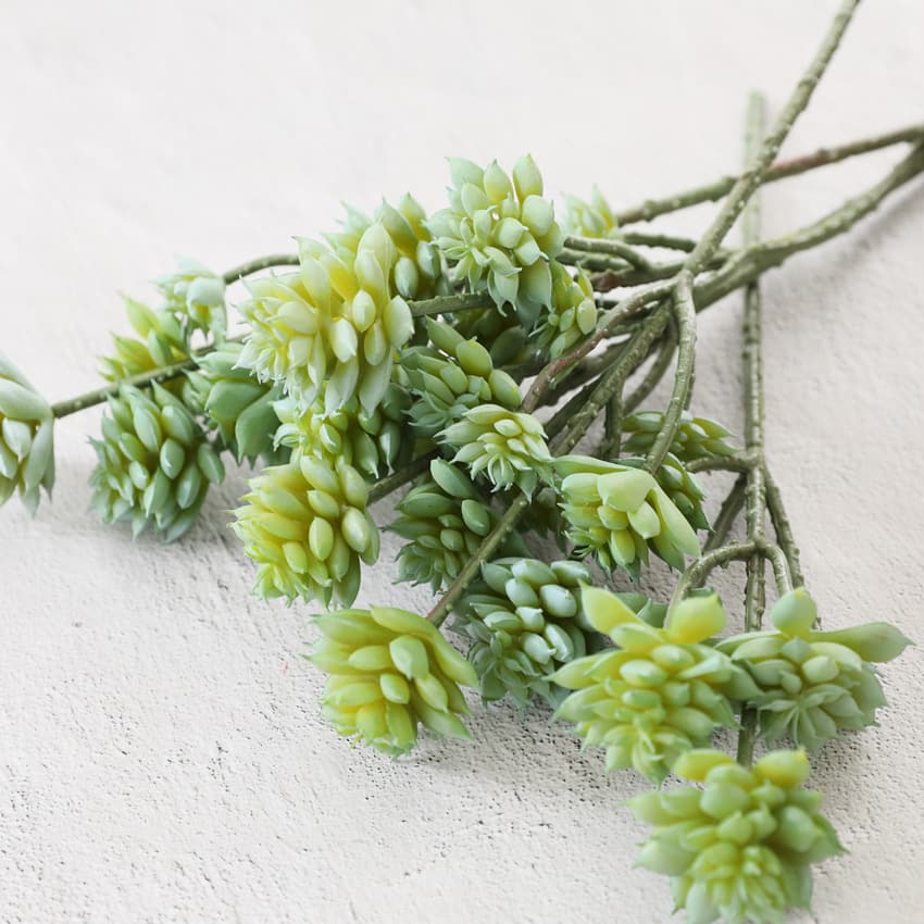 HA-37 33cm 6heads soft glue Artificial Succulents Plants Faux Succulent Plant for Home Office Decoration