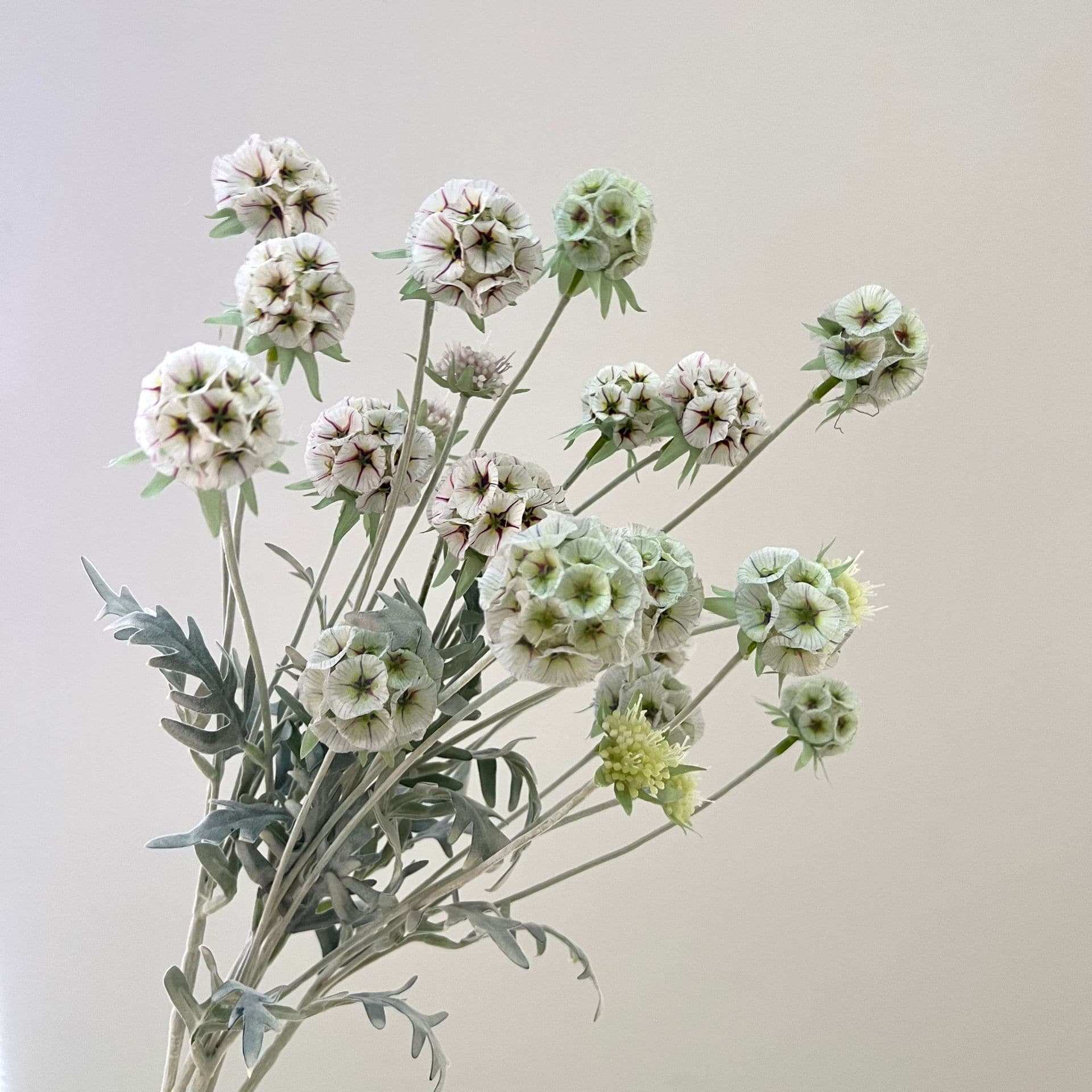 HA-59 60cm High Quality Artificial Flowers Silk Artificial Chrysanthemum Ball Flower Faux Windmills Fruit Flowers