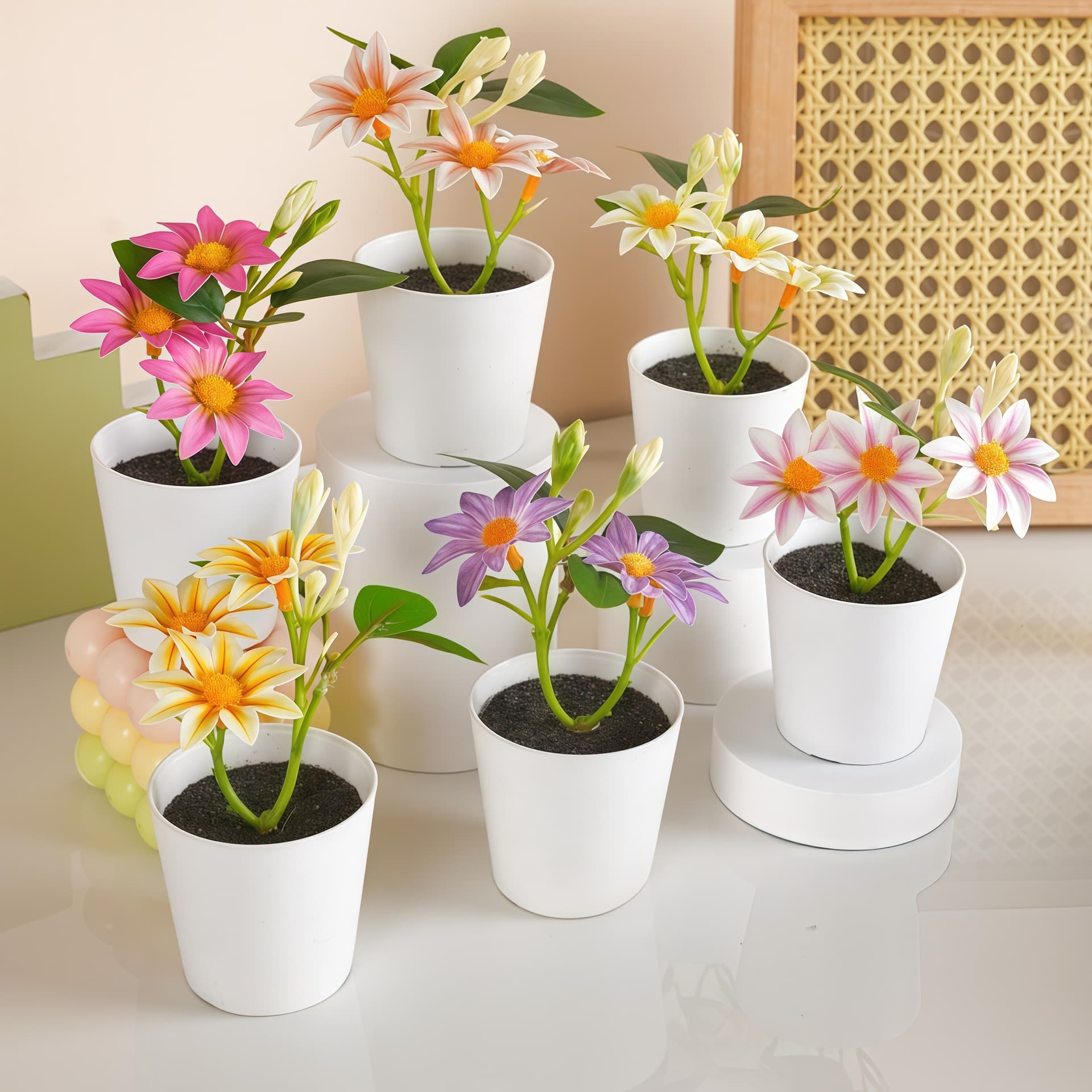 AP-08 Artificial flower potted plant