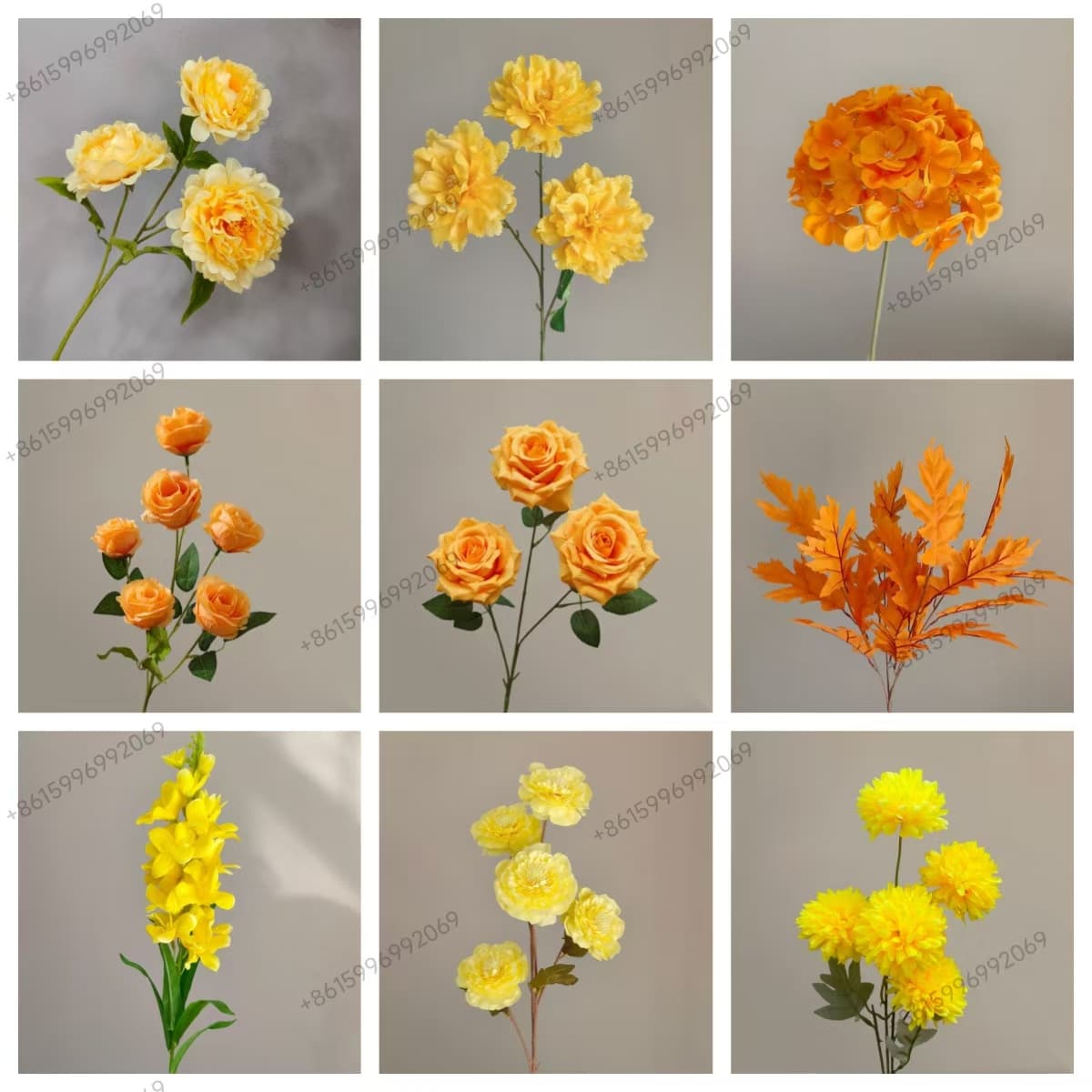 YMR-05  Yellow series Artificial flower for decoration